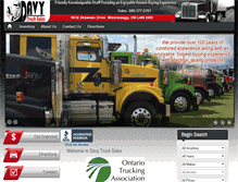 Tablet Screenshot of davytrucksales.com